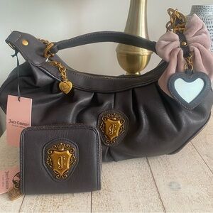 NWT Juicy Couture Romance Hobo + Coin Purse